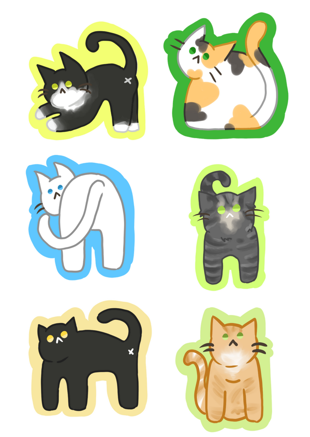 Catto Sticker Series