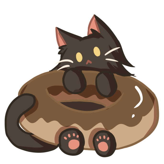 Choco Donut Cat